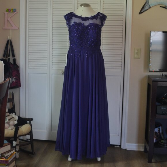 NEW JJs House Dress Mother of the Bride / Groom Bridesmaid Size 16 Gown Regency - Picture 16 of 16